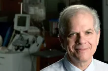 Photo of Dr. Ed Engleman in the lab.