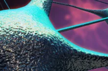 Graphic image of microglia.