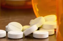 Photo of prescription pills and bottles.