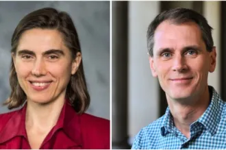 Headshot photos of Dr. Konstantina Stankovic and Dr. David Studdert.