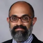 Headshot photo of Dr. Karthik Balakrishnan, Associate Professor of Otolaryngology at Stanford University