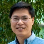 Photo of Asian male faculty member with black hair and glasses, Dr. Michael Lin, Associate Professor of Neurobiology and Bioengineering at Stanford University.