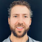 Headshot portrait of Dominic Rutsche - Bio-X Travel Awardee