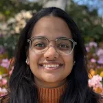 Headshot portrait of Diya Singhal - Bio-X Travel Awardee
