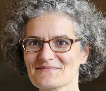 Headshot portrait of Dita Gratzinger - Professor of Pathology