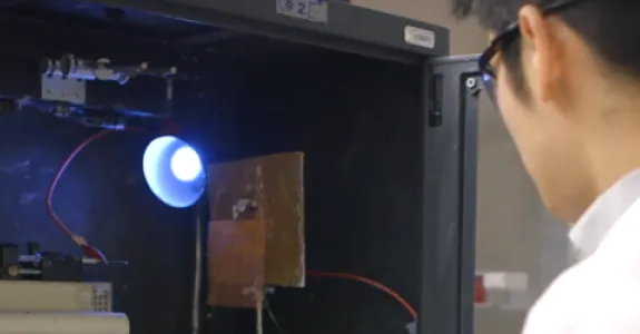 Photo of work in Dr. Yi Cui's lab.