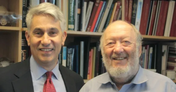 Photo of Drs. Longaker and Weissman.