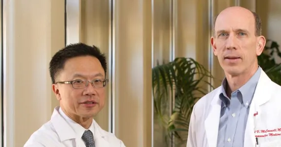 Photo of Drs. McConnell and Yeung.