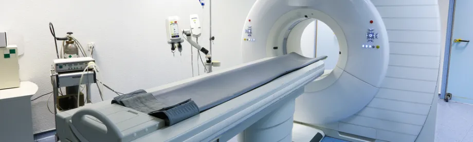Photo of CT scanner.