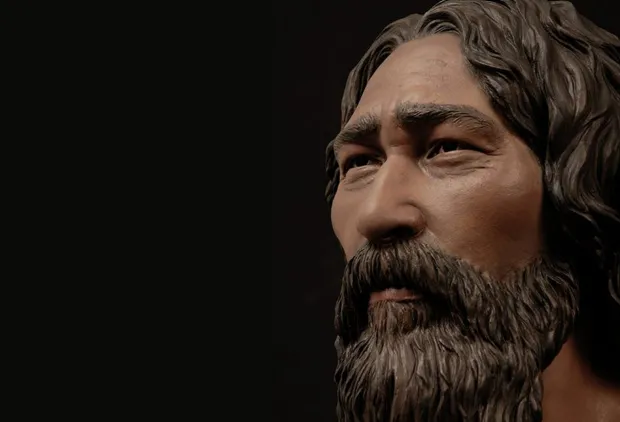 Photo of the Kennewick Man.