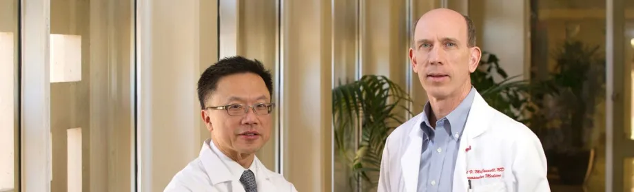 Photo of Drs. McConnell and Yeung.