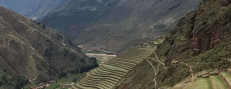 Photo of Andean farmland.